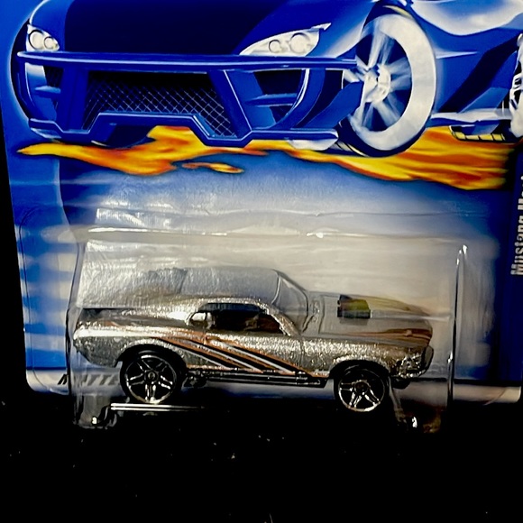 2000 Hot Wheels FORD MUSTANG MACH 1 Silver Collector #112 - Picture 2 of 3